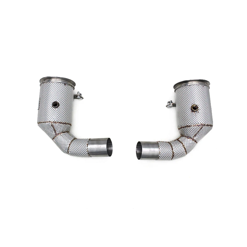 BSK Catted Header Downpipe for 911 992 3.0T 2020-2024 100/200/300cell with Catalyst SUS304 Heat Shield Exhaust System
BSK Catted Header Downpipe for 911 992 3.0T 2020-2024 100/200/300cell with Catalyst SUS304 Heat Shield Exhaust System