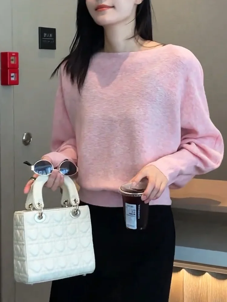 Корейский простой круглый вязаный джемпер, осенняя новинка, большие размеры, универсальный, стройнящий, омолаживающий топ, женский, теплый, с длинными рукавами
Корейский простой круглый вязаный джемпер, осенняя новинка, большие размеры, универсальный, стройнящий, омолаживающий топ, женский, теплый, с длинными рукавами