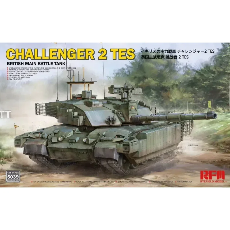 Модель Ryefield 1/35 RM-5039 Challenger 2 TES, британский главный боевой танк в сборе, масштаб, игрушки «сделай сам», комплект модели
Модель Ryefield 1/35 RM-5039 Challenger 2 TES, британский главный боевой танк в сборе, масштаб, игрушки «сделай сам», комплект модели