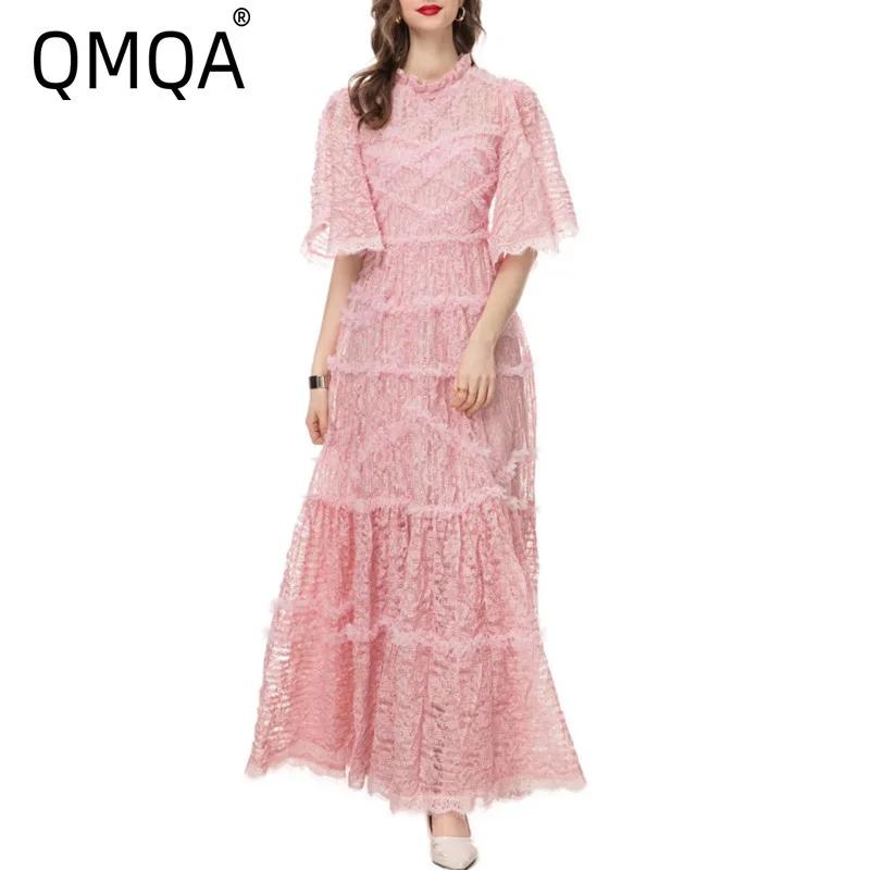 QMQA женское модное банкетное платье с вышивкой и блестками, элегантное сетчатое платье с круглым вырезом и высокой талией, с короткими рукавами, женское 1A109
QMQA женское модное банкетное платье с вышивкой и блестками, элегантное сетчатое платье с круглым вырезом и высокой талией, с короткими рукавами, женское 1A109