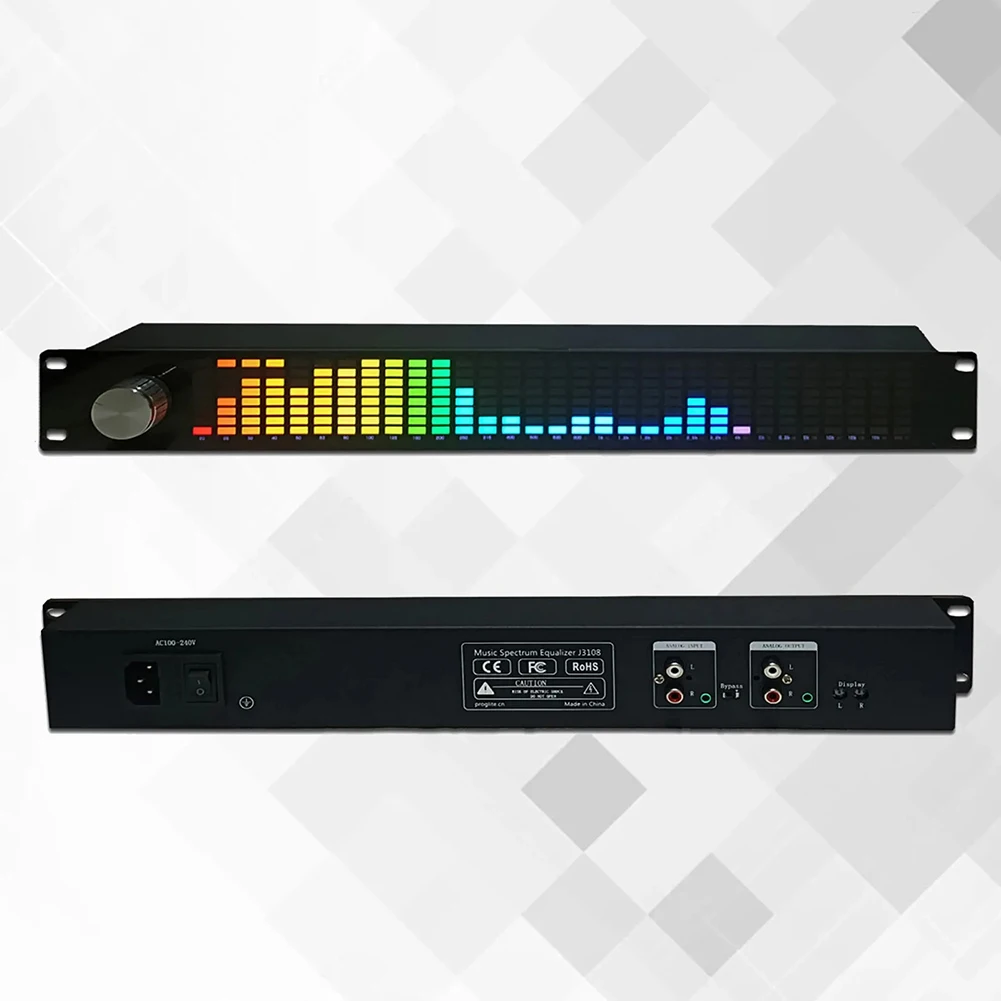 31-Bands Music Spectrum Display Dual Channel 15-Bands Digital Equalizer W/Remote 480x58x48 Mm Tool Accessories
31-Bands Music Spectrum Display Dual Channel 15-Bands Digital Equalizer W/Remote 480x58x48 Mm Tool Accessories