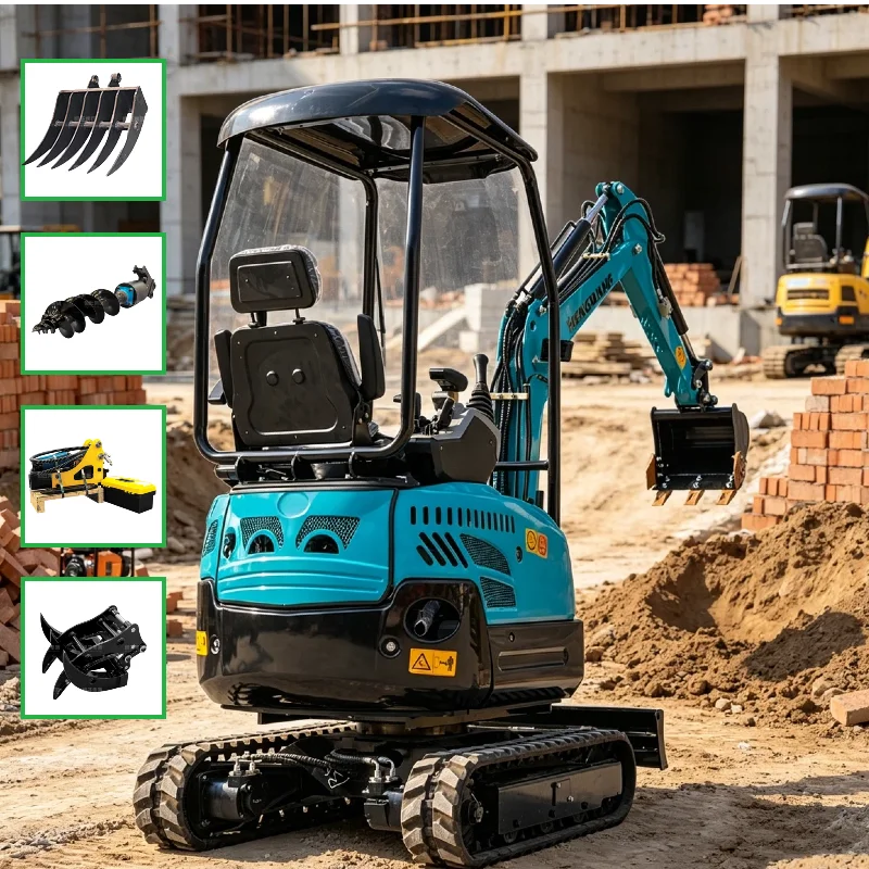 Mini Excavator 1.8 Ton Customizable Factory Price with Kubota Engine Crawler Digger for Sale Fast Shipping
Mini Excavator 1.8 Ton Customizable Factory Price with Kubota Engine Crawler Digger for Sale Fast Shipping