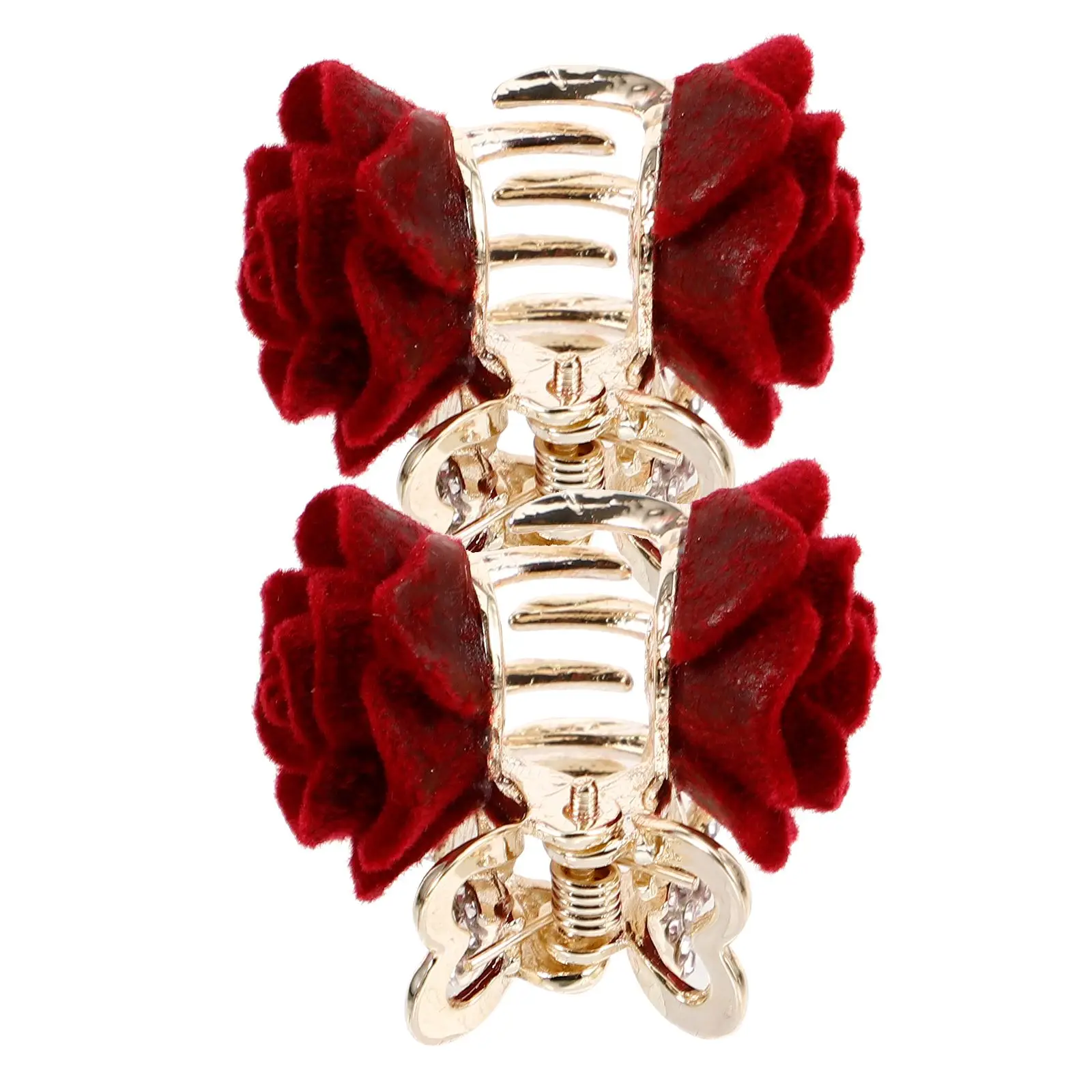 2pcs Vintage Rhinestone Claw Clips for Thick Hair Small Flower Hairpins Red Retro Fashion Accessories Jaw Barrettes
2pcs Vintage Rhinestone Claw Clips for Thick Hair Small Flower Hairpins Red Retro Fashion Accessories Jaw Barrettes
