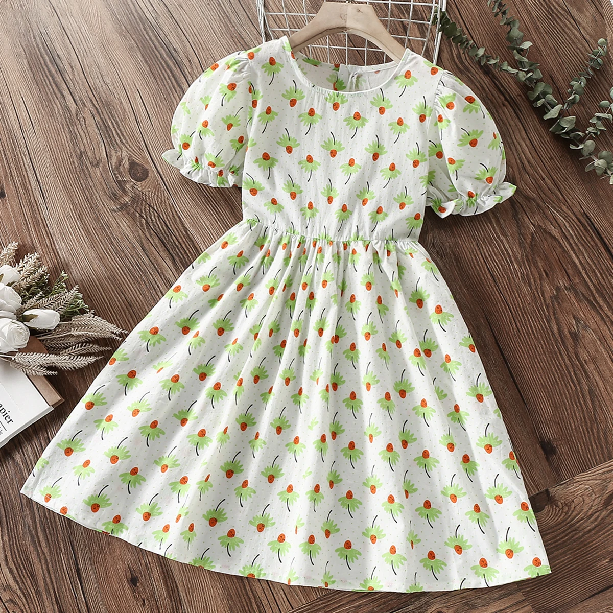 Summer Baby Children Floral Outfits Party Dress For Girls Clothes Cotton Casual Kids Princess Dress Costumes 4 6 8 9 10 12 Years
Summer Baby Children Floral Outfits Party Dress For Girls Clothes Cotton Casual Kids Princess Dress Costumes 4 6 8 9 10 12 Years