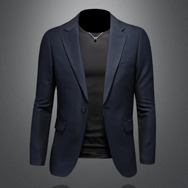 Модный приталенный мужской повседневный деловой костюм в корейском стиле: элегантная верхняя одежда из высококачественного бархатного материала
Модный приталенный мужской повседневный деловой костюм в корейском стиле: элегантная верхняя одежда из высококачественного бархатного материала