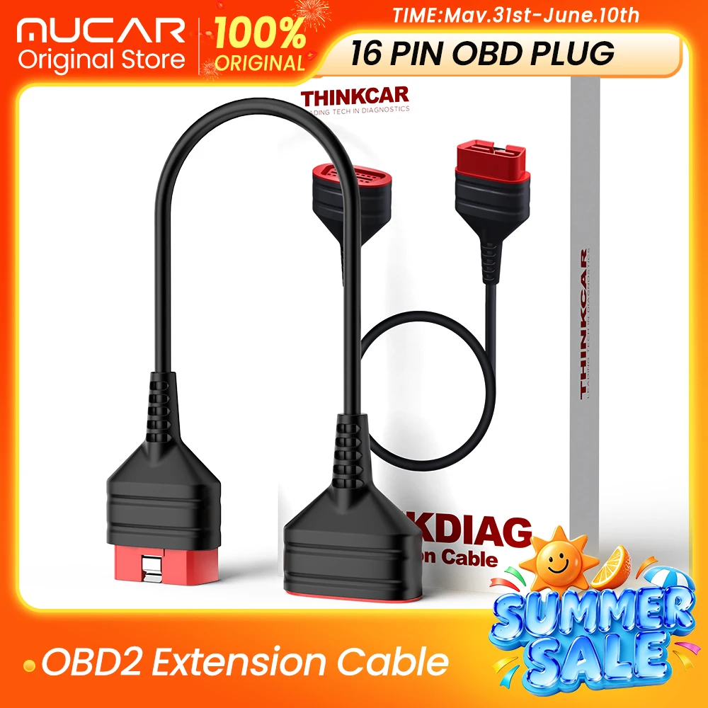 THINKCAR Extension Cable Universal 16 Pin Car Diagnostic Extended all car automobile Male to Female OBD2 Extension Cable
THINKCAR Extension Cable Universal 16 Pin Car Diagnostic Extended all car automobile Male to Female OBD2 Extension Cable