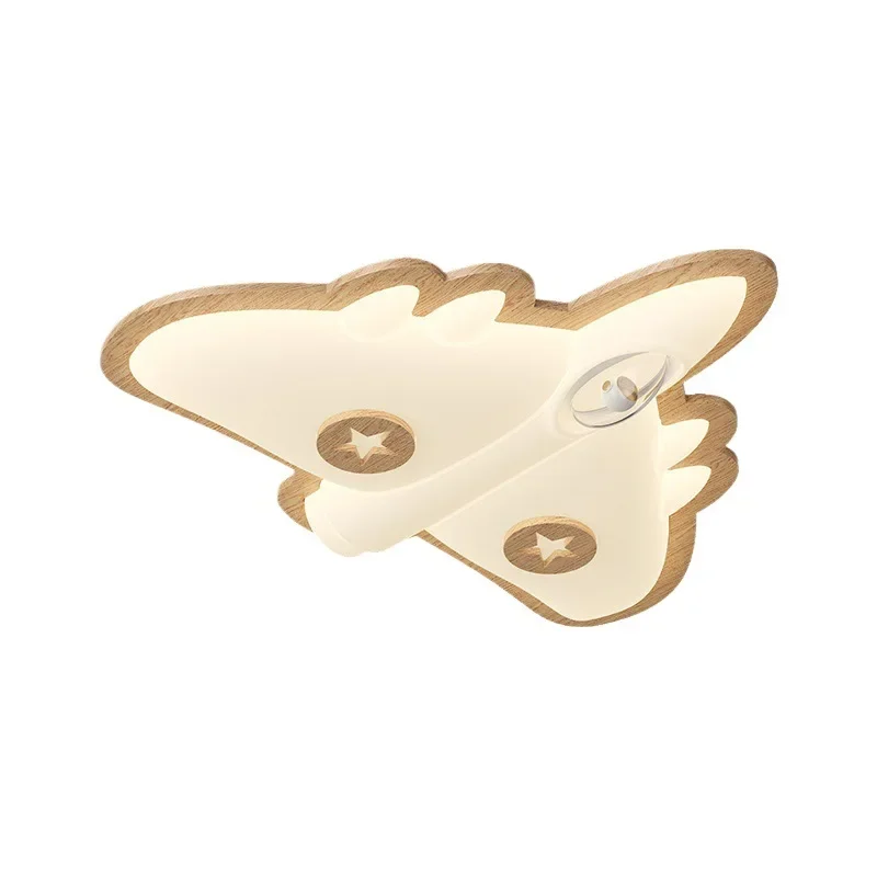 Children's room, full spectrum eye protection ceiling light, creative minimalist cartoon airplane light, log cream wind
Children's room, full spectrum eye protection ceiling light, creative minimalist cartoon airplane light, log cream wind