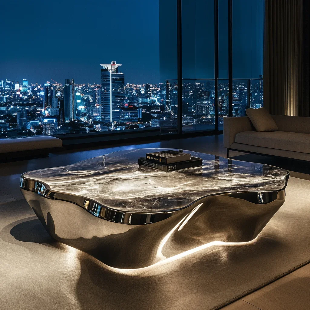 11Luminous jade special-shaped coffee table premium villa living room marble rose gold light luxury modern minimalist luxury sto
11Luminous jade special-shaped coffee table premium villa living room marble rose gold light luxury modern minimalist luxury sto