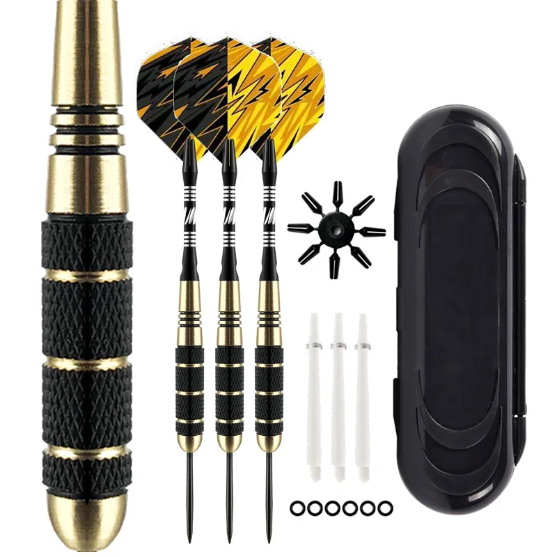 24g Darts with Box Professional Copper Black Nickel Steel Needle Tip Dart with Nice Flight and Aluminum Darts Shafts
24g Darts with Box Professional Copper Black Nickel Steel Needle Tip Dart with Nice Flight and Aluminum Darts Shafts