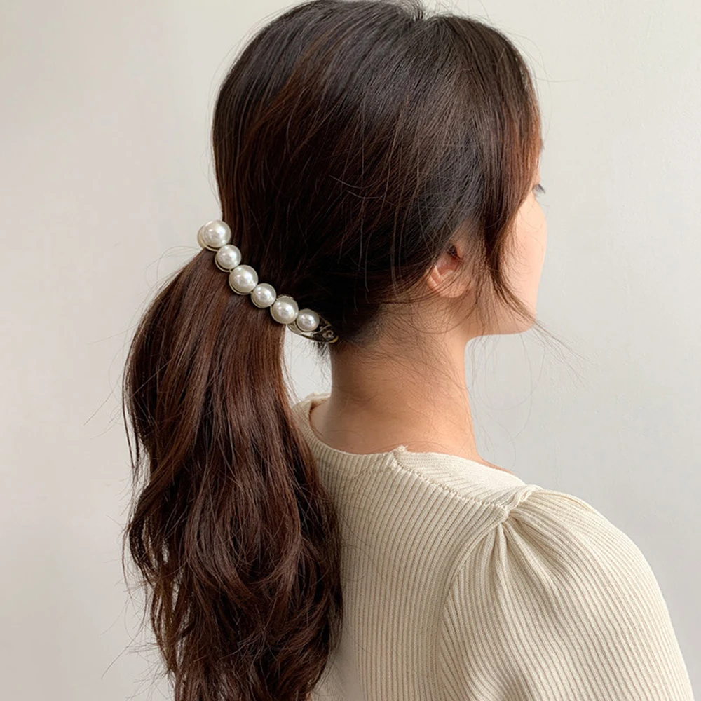 Elegant Headwear Geometric Hairpins Girls Plastic Hair Crabs Pearl Barrettes Banana Hair Clips Hair Claws
Elegant Headwear Geometric Hairpins Girls Plastic Hair Crabs Pearl Barrettes Banana Hair Clips Hair Claws