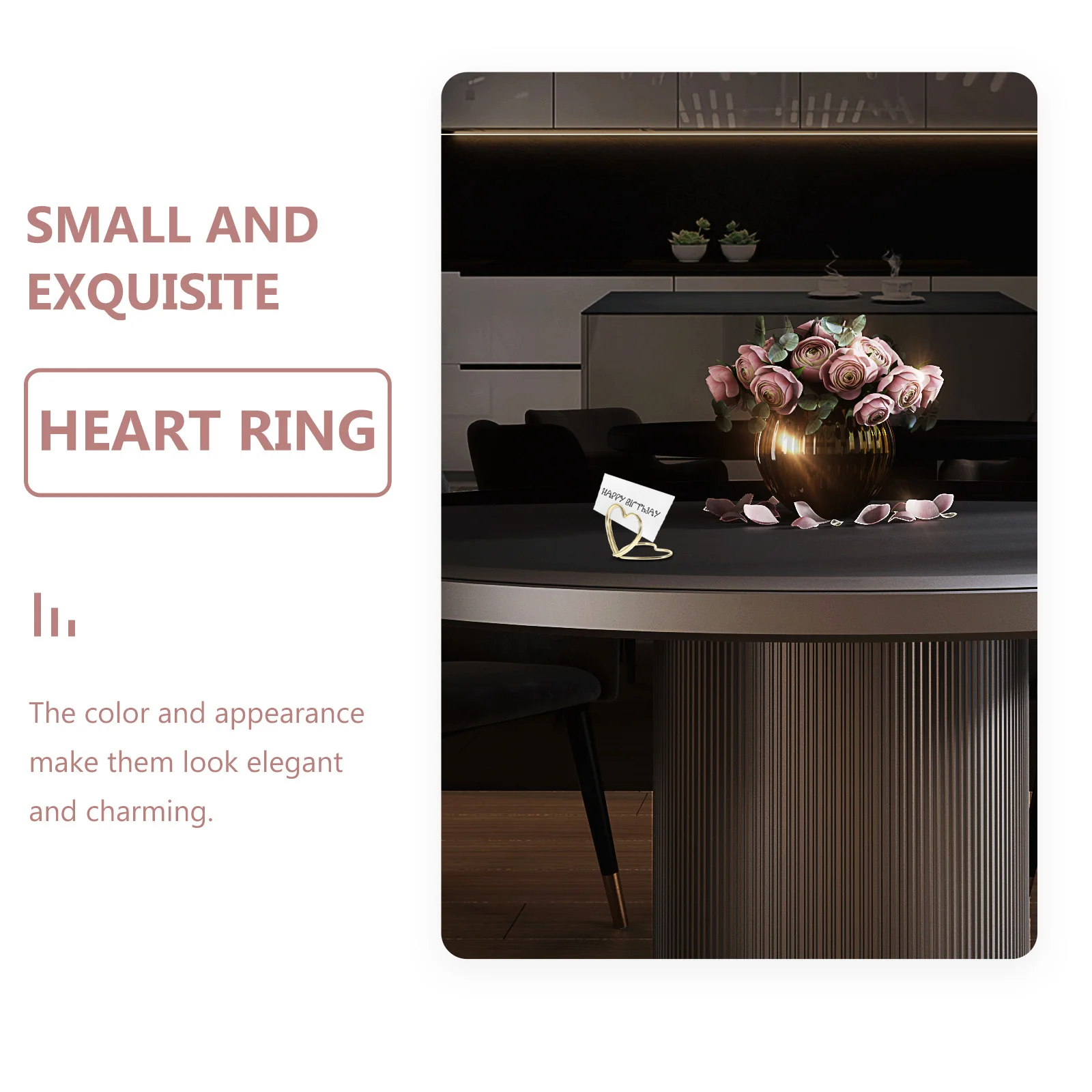 20Pcs Heart Shaped Memo Clips Stylish Tabletop Note Holders for Menu Cards Table Numbers Party Favors Home Office Decoration
20Pcs Heart Shaped Memo Clips Stylish Tabletop Note Holders for Menu Cards Table Numbers Party Favors Home Office Decoration