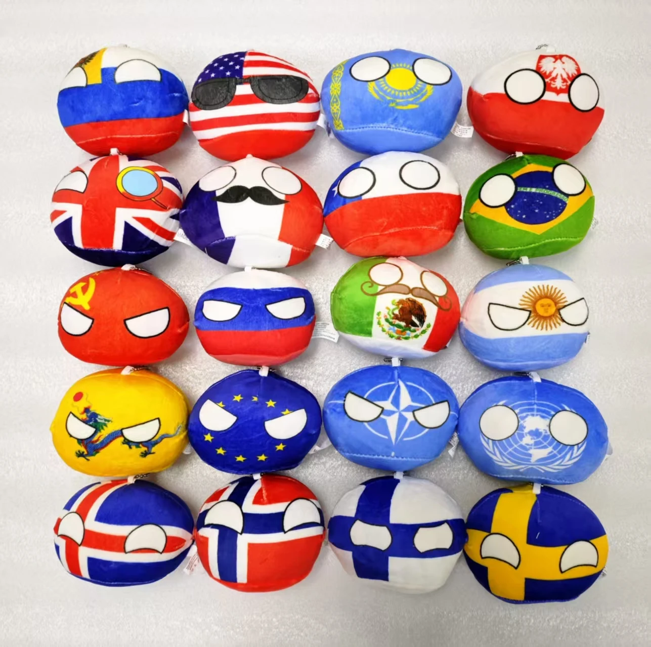 10cm Polandball pendant USA RUS USSR Mexico Chile Germany Canada Spain Estonia Countryball Prom props Toy Gift
10cm Polandball pendant USA RUS USSR Mexico Chile Germany Canada Spain Estonia Countryball Prom props Toy Gift