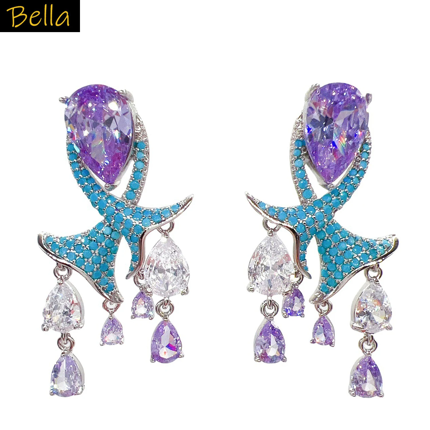 unique design jewelry earrings blue zircon purple green waterdrop pendant earrings women luxury jewelry
unique design jewelry earrings blue zircon purple green waterdrop pendant earrings women luxury jewelry