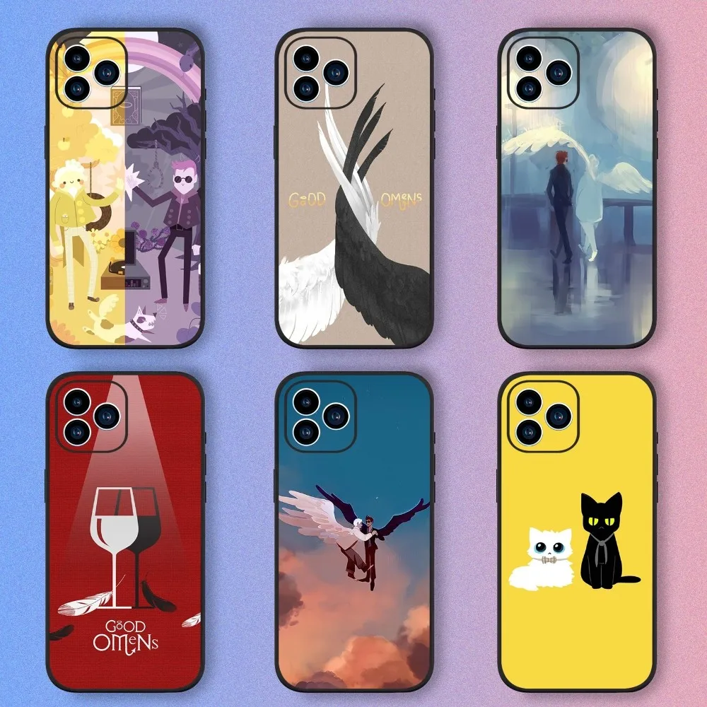 Good Omens Phone Case For iPhone 15,14,13,12,11,XS,XR,X,8,7,Pro,Max,Plus,mini Silicone Black Cover
Good Omens Phone Case For iPhone 15,14,13,12,11,XS,XR,X,8,7,Pro,Max,Plus,mini Silicone Black Cover