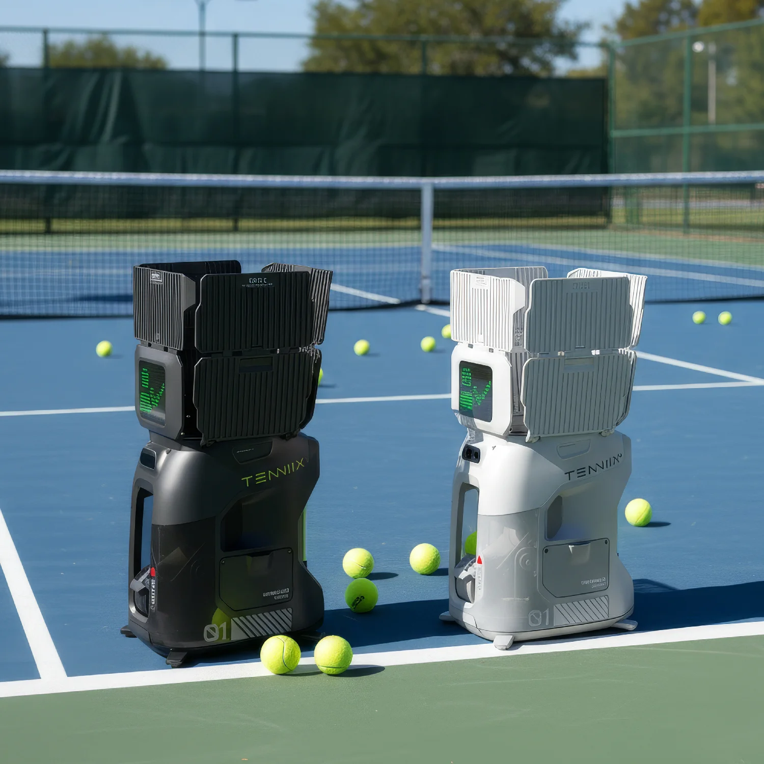 Tenniix Tennis Ball Machine Vision-Based AI Tennis Robot Training Portable Tennis Ball Launch Training Shooting Machine
Tenniix Tennis Ball Machine Vision-Based AI Tennis Robot Training Portable Tennis Ball Launch Training Shooting Machine
