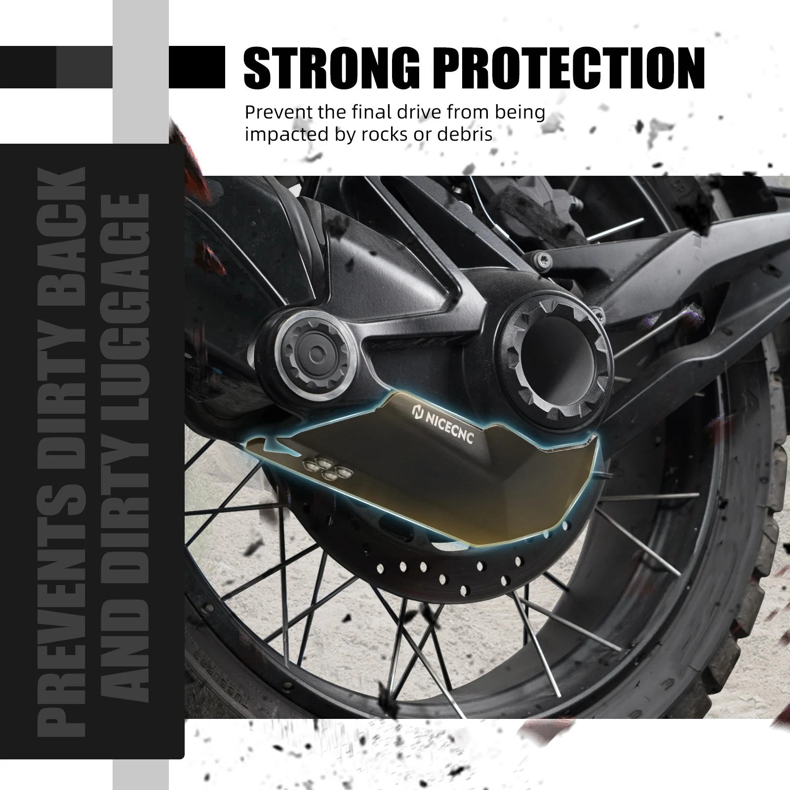 Motorcycle Final Drive Guard Cover for BMW R1200GS/Adventure R1200GSA 2013-2018 R1250GS Adventure R1250GSA 19-24 R1250GS 19-23
Motorcycle Final Drive Guard Cover for BMW R1200GS/Adventure R1200GSA 2013-2018 R1250GS Adventure R1250GSA 19-24 R1250GS 19-23