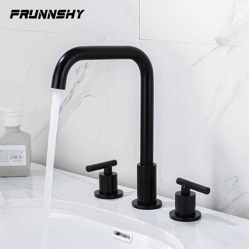 Bathroom WashBasin Sink Taps Brass Basin Faucet Double Handle 360 Degree Swivel Hot And Cold 3 Hole Bathroom Faucet FR202
Bathroom WashBasin Sink Taps Brass Basin Faucet Double Handle 360 Degree Swivel Hot And Cold 3 Hole Bathroom Faucet FR202