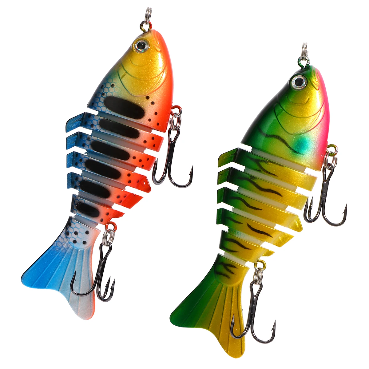 2Pcs 10cm Hard Plastic Baits Lifelike Multi Jointed Swim Simulation Fish Lures Fishing Gifts Realistic Accessories
2Pcs 10cm Hard Plastic Baits Lifelike Multi Jointed Swim Simulation Fish Lures Fishing Gifts Realistic Accessories