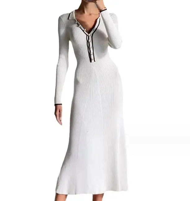 2023 Autumn New Elegant Fashion Casual Turn Down Collar Single Breasted Slim Fit Daily Commuter Dress for Women
2023 Autumn New Elegant Fashion Casual Turn Down Collar Single Breasted Slim Fit Daily Commuter Dress for Women