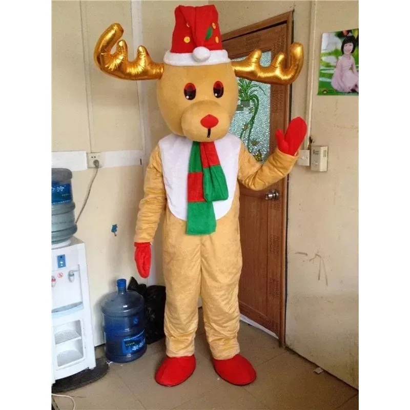 Moose Deer Mascot Reindeer Mascot Costume Fancy Dress Carnival Costume Christmas Cosplay for Halloween Party Event
Moose Deer Mascot Reindeer Mascot Costume Fancy Dress Carnival Costume Christmas Cosplay for Halloween Party Event