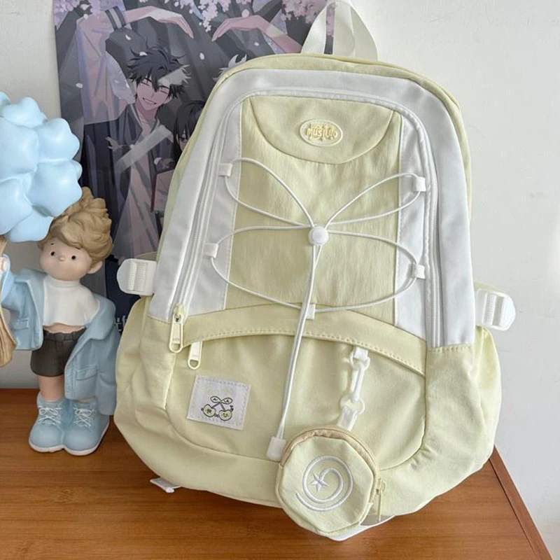 Harajuku Large Capacity Backpacks Female 2026 New Trend Students Commute Women Bag Casual Cross Mochilas Mujer with Coin Purse
Harajuku Large Capacity Backpacks Female 2026 New Trend Students Commute Women Bag Casual Cross Mochilas Mujer with Coin Purse