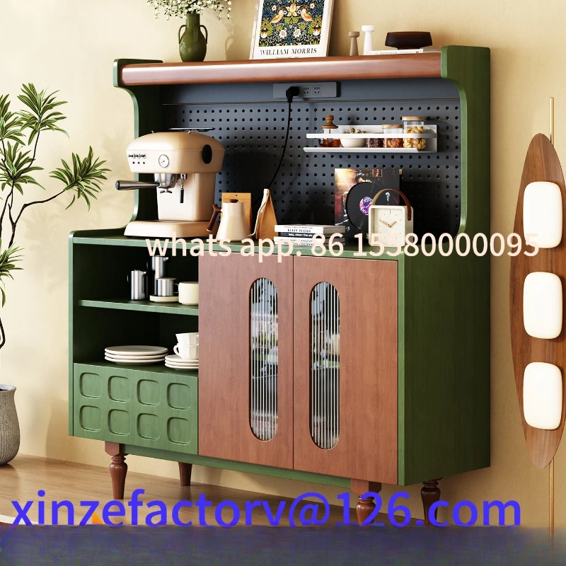 Customizable side cabinet integrated kitchen living room small apartment rack hole board
Customizable side cabinet integrated kitchen living room small apartment rack hole board