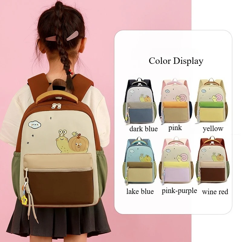 Cute Snail Children Fashion Backpacks Cartoon Boys Girls School Bags in Kindergarten Lightweight Kids Pupils Preschool Backpacks
Cute Snail Children Fashion Backpacks Cartoon Boys Girls School Bags in Kindergarten Lightweight Kids Pupils Preschool Backpacks