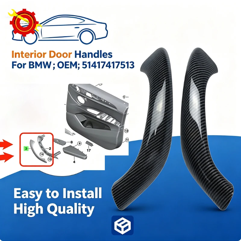 1Pair OEM 51417417513 For BMW X1 X2 F48 F49 Car Interior Handle Inner Door Armrest Panel Pull Car Inner Door Handle Accessory
1Pair OEM 51417417513 For BMW X1 X2 F48 F49 Car Interior Handle Inner Door Armrest Panel Pull Car Inner Door Handle Accessory