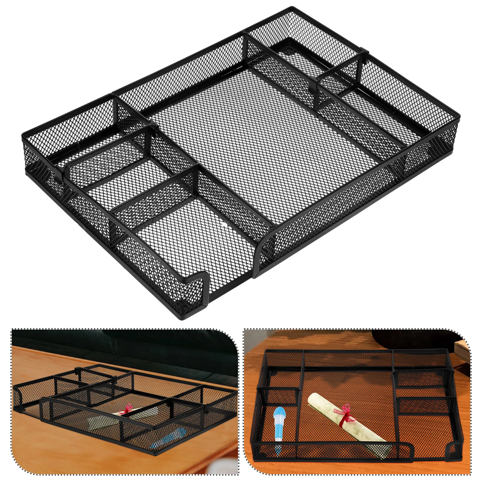 Metal Desk Organizer Tray 6 Compartment Office Supplies Storage Drawer Stationery Container Mesh Utensil Holder For Small
Metal Desk Organizer Tray 6 Compartment Office Supplies Storage Drawer Stationery Container Mesh Utensil Holder For Small