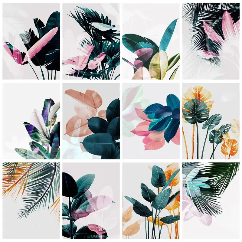 CHENISTORY Painting By Number Colorful leaves For Adults Picture By Numbers Paint On Canvas DIY Frame Home Decoration
CHENISTORY Painting By Number Colorful leaves For Adults Picture By Numbers Paint On Canvas DIY Frame Home Decoration