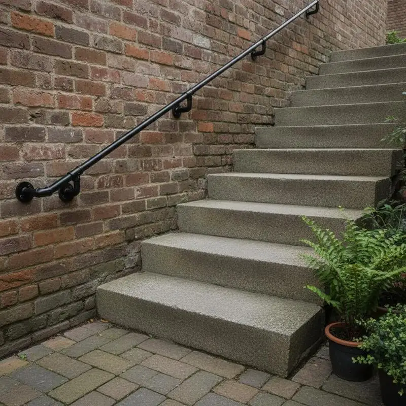Industrial Staircase Grab Bar 156 Inch For Indoor Stairs Outdoor Steps Hallway, 440LBS Loading Carbon Steel Tubing Wall Mount
Industrial Staircase Grab Bar 156 Inch For Indoor Stairs Outdoor Steps Hallway, 440LBS Loading Carbon Steel Tubing Wall Mount