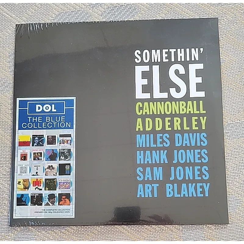 Blue Vinyl LP for Blue Note Cannonball Adderley Somethin Else
Blue Vinyl LP for Blue Note Cannonball Adderley Somethin Else