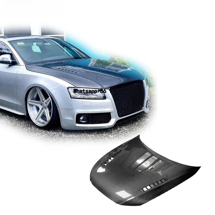VW Style Carbon Fiber Vented Hood Front Bonnet for A5 S5 B8
VW Style Carbon Fiber Vented Hood Front Bonnet for A5 S5 B8