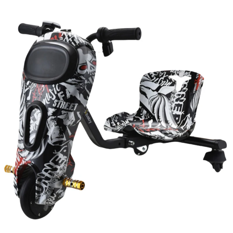 Children's electric three-wheel drift car Intelligent balance men's and women's karts Shopping mall square entertainment
Children's electric three-wheel drift car Intelligent balance men's and women's karts Shopping mall square entertainment