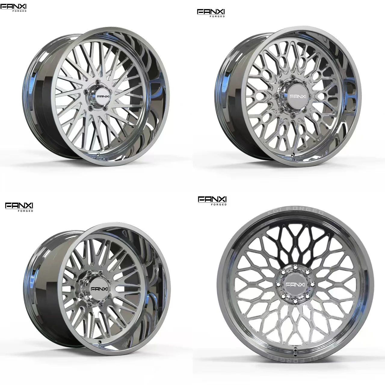 FANXI KG1 Same Type 22x12 22x14 24x12 24x14 26x16 Fully Forging 4x4 Off-road 8x170 8x180 8x6.5 6x5 Lift Street Truck Wheels
FANXI KG1 Same Type 22x12 22x14 24x12 24x14 26x16 Fully Forging 4x4 Off-road 8x170 8x180 8x6.5 6x5 Lift Street Truck Wheels