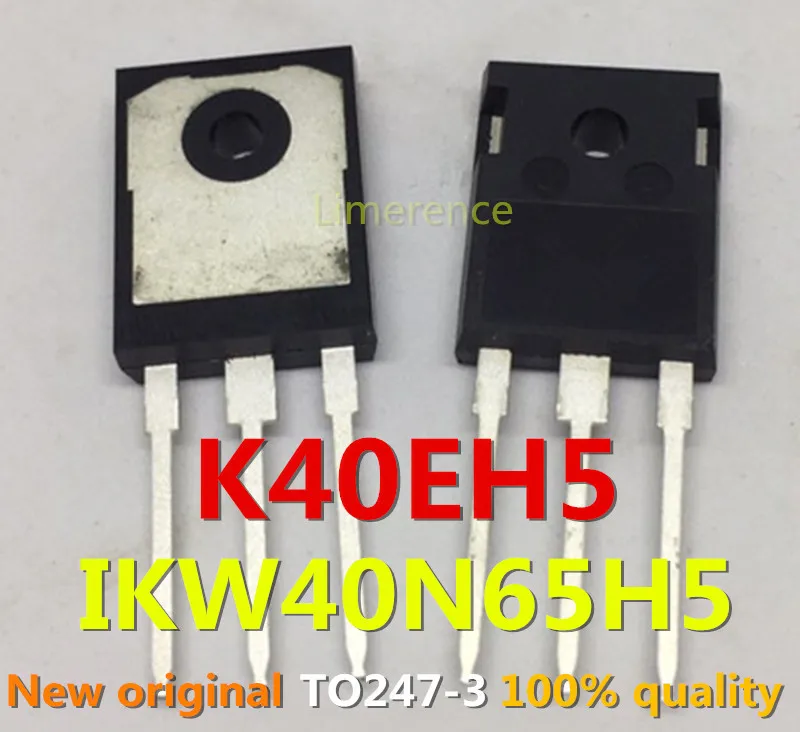 100% nuevo 5PCS/lote original MOSFET IGBT K40EH5 IKW40N65H5 650V 40A TO-247 Transistor-
100% nuevo 5PCS/lote original MOSFET IGBT K40EH5 IKW40N65H5 650V 40A TO-247 Transistor-