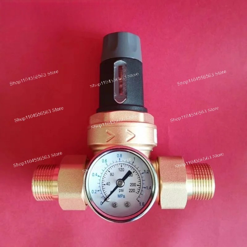 Plumbing Valves 1pcs Brass Adjustable Water Pressure Reducer DN25 With Gauge 0.1-1.6Mpa Regulator
Plumbing Valves 1pcs Brass Adjustable Water Pressure Reducer DN25 With Gauge 0.1-1.6Mpa Regulator