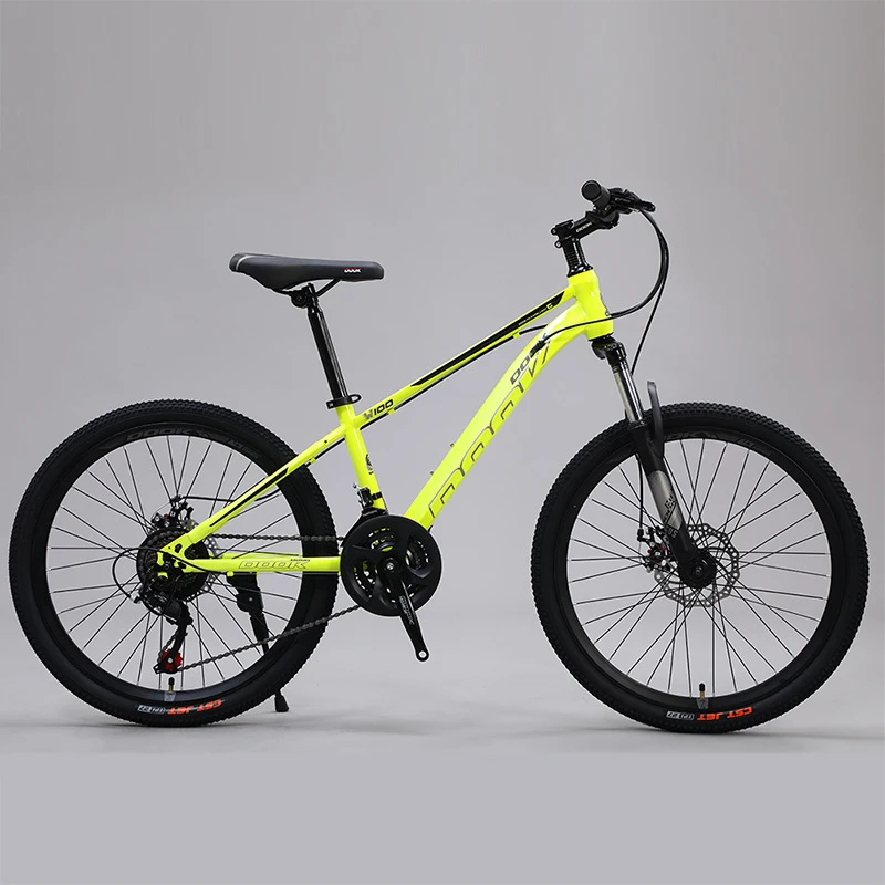 Mountain Bike 24-inch 21-speed Students Men & Women Shifting Single Suspension Shock Absorption Disc Brakes Bicycle
Mountain Bike 24-inch 21-speed Students Men & Women Shifting Single Suspension Shock Absorption Disc Brakes Bicycle