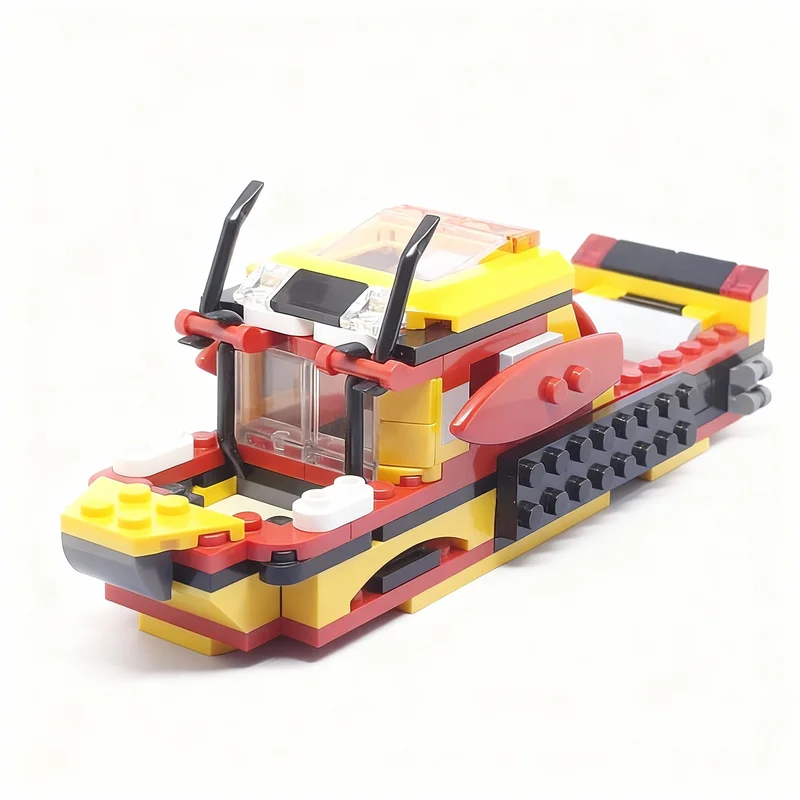 NEW 202PCS MOC Creative Model Lifeguard Boat DIY Ideas Assembly Building Blocks Birthday Gift Display Collectible Display Gift
NEW 202PCS MOC Creative Model Lifeguard Boat DIY Ideas Assembly Building Blocks Birthday Gift Display Collectible Display Gift