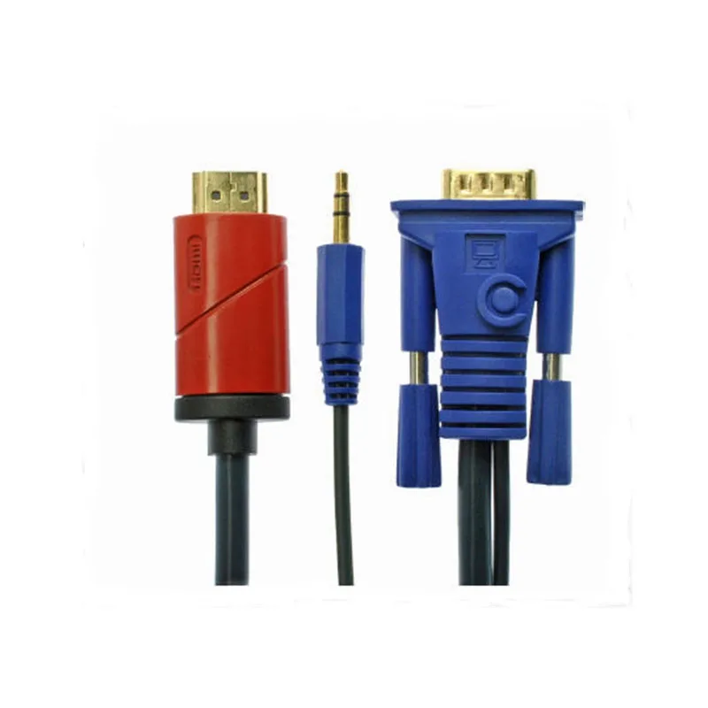 2pcs HDMI to VGA With Audio Adapter 2m/3m/5m Connector Extender HDMI Converter for LCD minitor PC
2pcs HDMI to VGA With Audio Adapter 2m/3m/5m Connector Extender HDMI Converter for LCD minitor PC