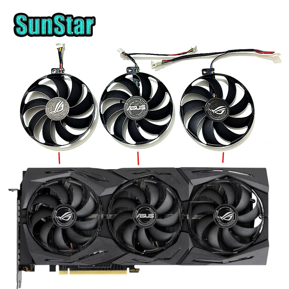 New original T129215SU FDC10H12S9-C 7pin 88mm Graphics card fan,For ASUS ROG RTX 2070 2080 Ti RTX 2060 Super Graphics card
New original T129215SU FDC10H12S9-C 7pin 88mm Graphics card fan,For ASUS ROG RTX 2070 2080 Ti RTX 2060 Super Graphics card