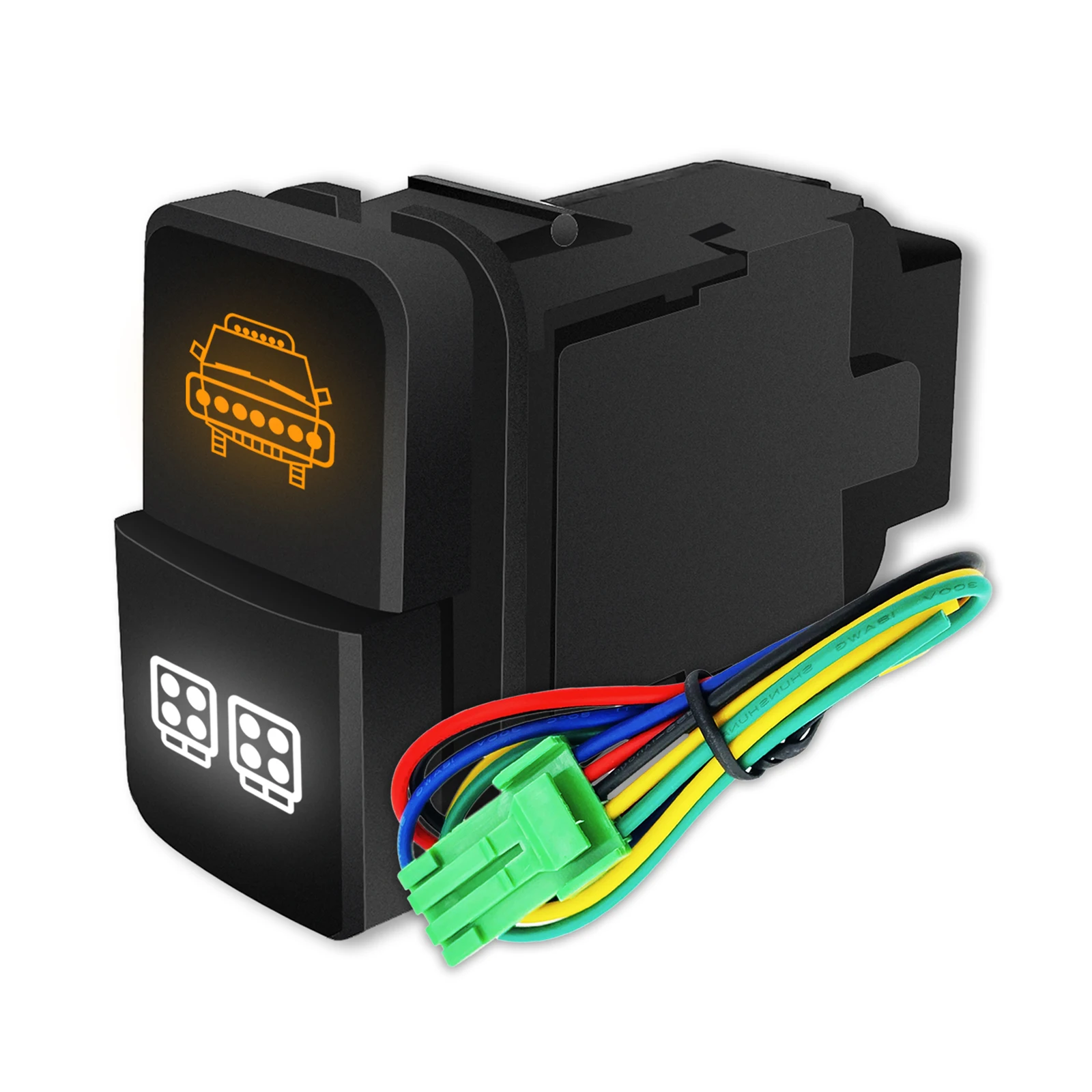 Compressor Led Work Lights 12V Dual Push Button Switch Orange White Led for Toyota Prado Cruiser RAV4 Tacoma Corolla Fortuner
Compressor Led Work Lights 12V Dual Push Button Switch Orange White Led for Toyota Prado Cruiser RAV4 Tacoma Corolla Fortuner