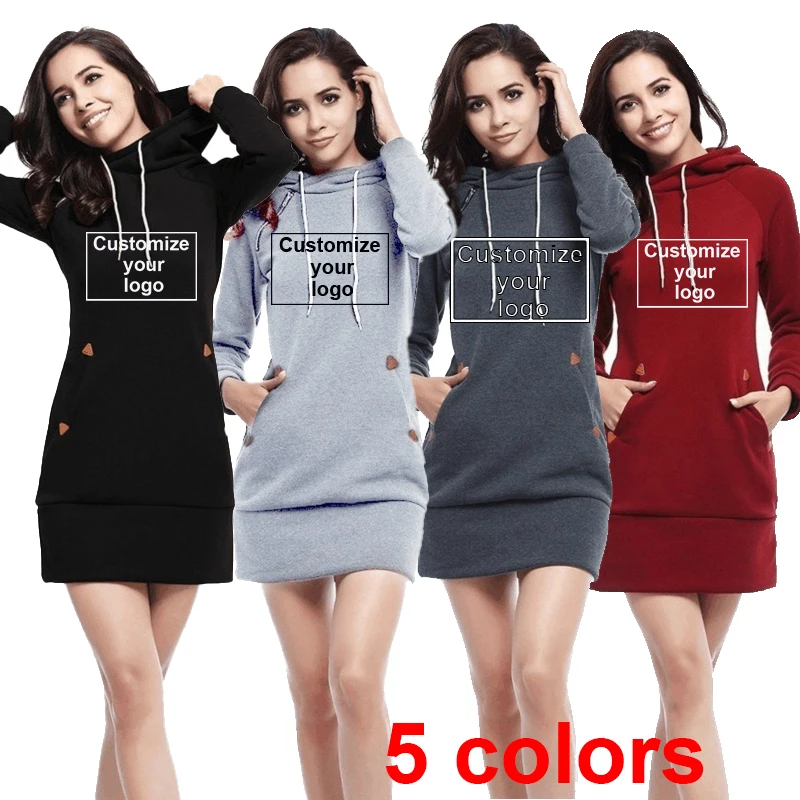 2023 Fashion Slim Fit Hoodie Dress Customize Your Logo Hooded High Collar Women's Long Sleeve Hoodie Dress Short Dress
2023 Fashion Slim Fit Hoodie Dress Customize Your Logo Hooded High Collar Women's Long Sleeve Hoodie Dress Short Dress