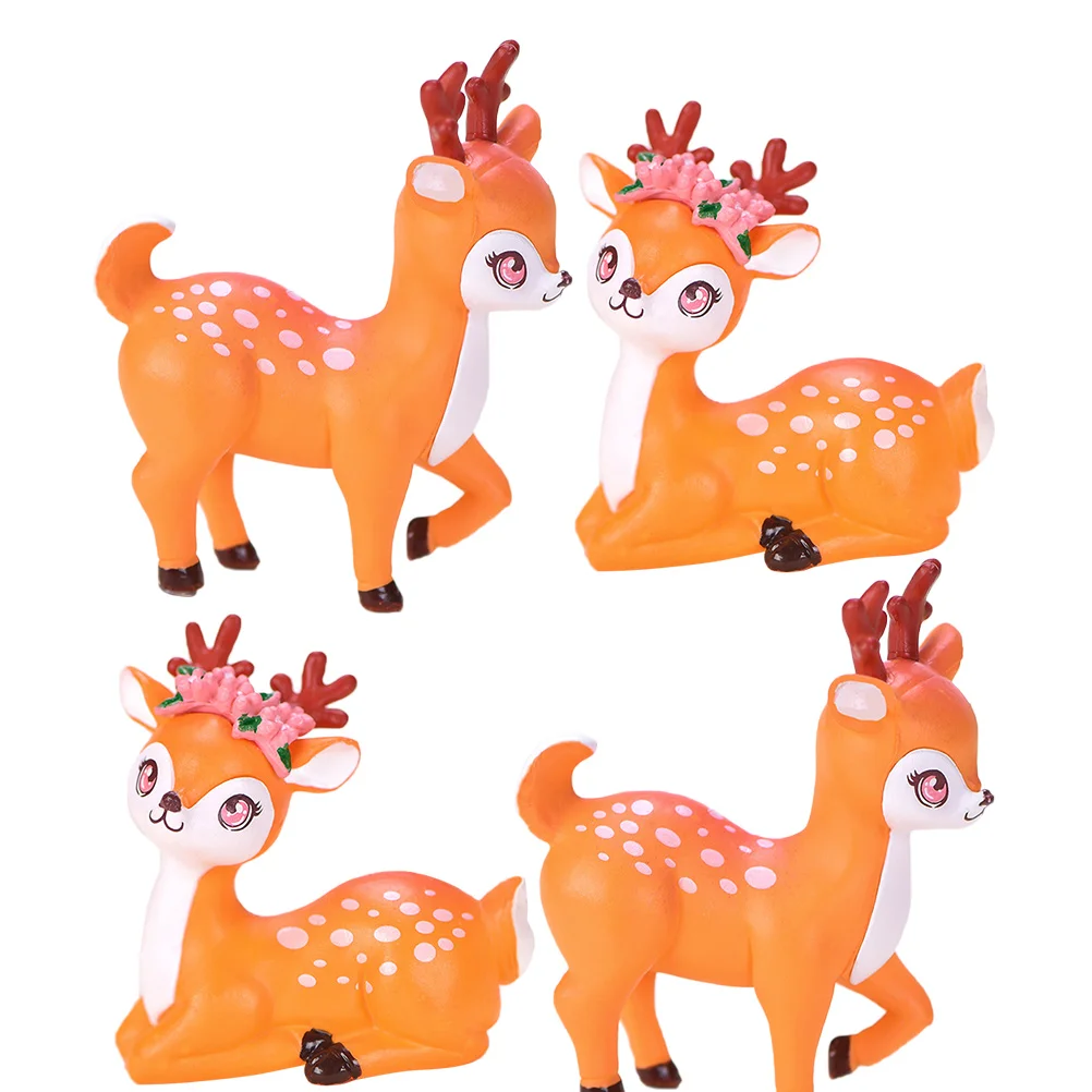 4 Pcs Deer Decoration Table Mini Ornament Decorations Figurine Miniature Decorative Small Top Hat
4 Pcs Deer Decoration Table Mini Ornament Decorations Figurine Miniature Decorative Small Top Hat