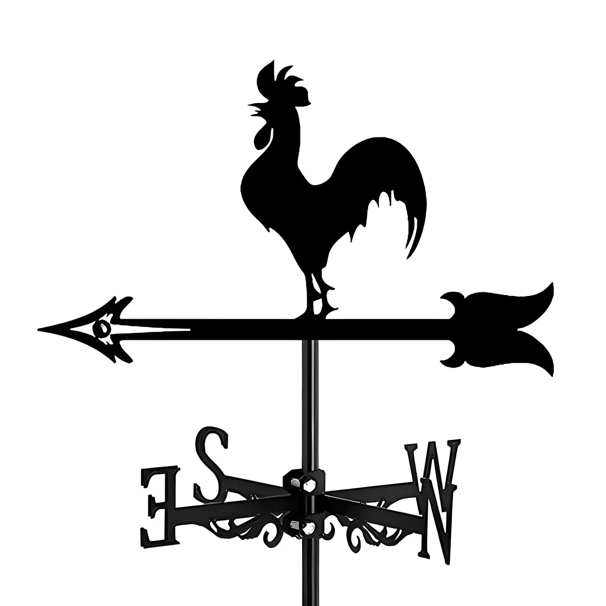 Weathervane, Metal Weather Vane for Garden Farmhouse Decorative, Wind Vane Outdoor Wind Direction Indicator for Courtyard Barn
Weathervane, Metal Weather Vane for Garden Farmhouse Decorative, Wind Vane Outdoor Wind Direction Indicator for Courtyard Barn