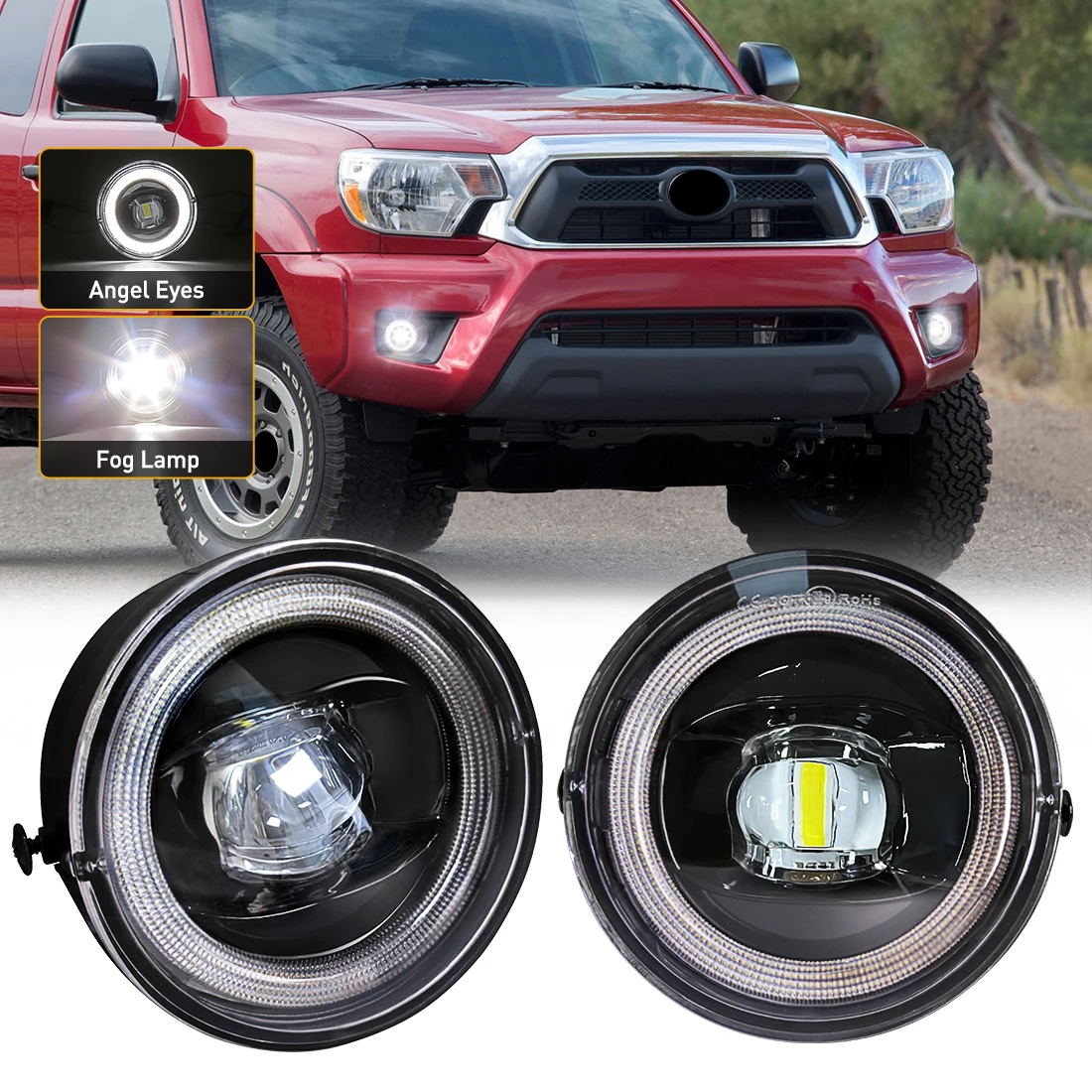 Автомобильные светодиодные противотуманные фары с функцией Angel Eye DRL для Toyota Tacoma/Tundra/Sequoia 2008-2015, 30W H10, передние противотуманные фары, дневные ходовые огни
Автомобильные светодиодные противотуманные фары с функцией Angel Eye DRL для Toyota Tacoma/Tundra/Sequoia 2008-2015, 30W H10, передние противотуманные фары, дневные ходовые огни