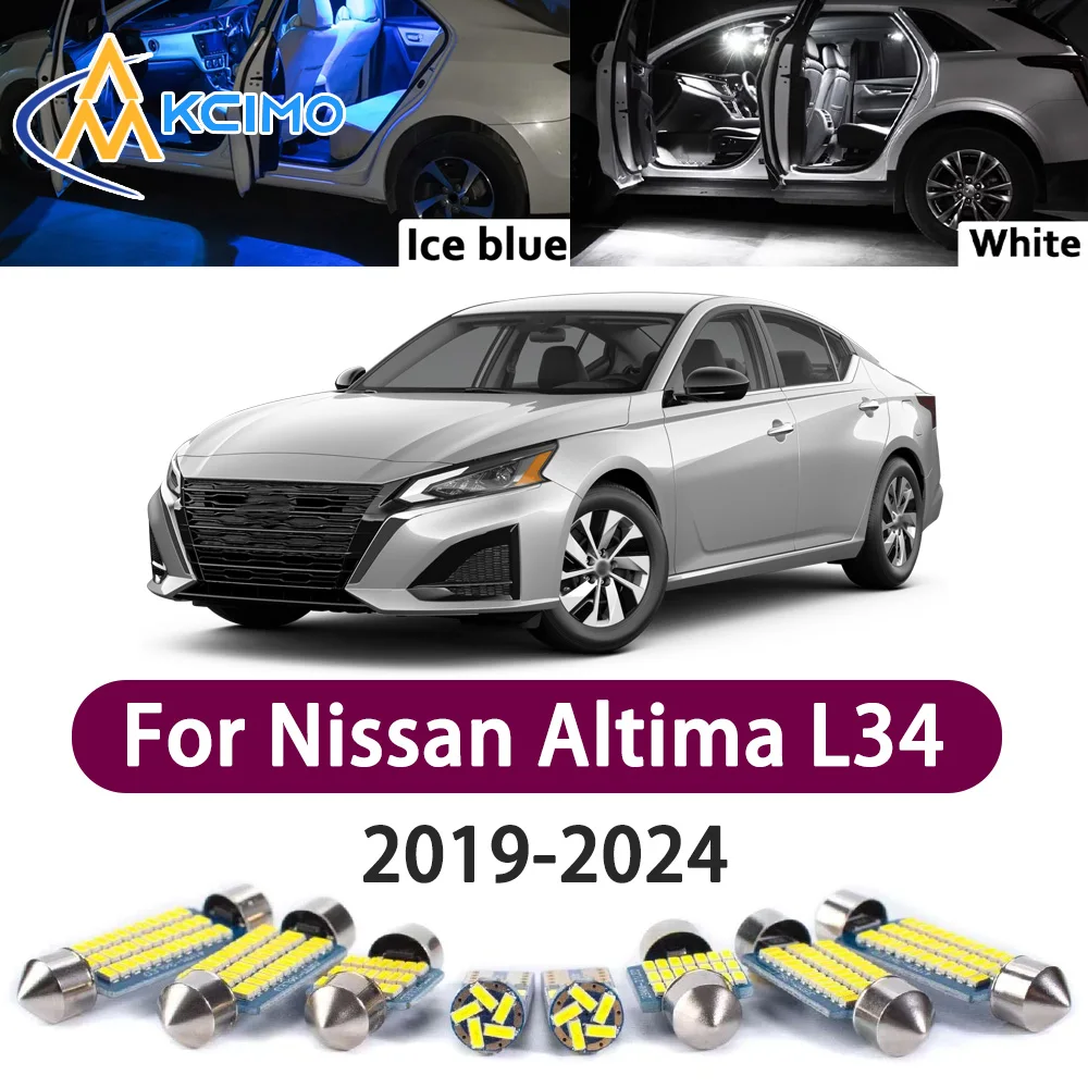 High Lumen CANBUS Error Free LED Interior Light Kit For Nissan Altima L34 2019-2024 Door Trunk Reading Dome Lamp Bulbs Set
High Lumen CANBUS Error Free LED Interior Light Kit For Nissan Altima L34 2019-2024 Door Trunk Reading Dome Lamp Bulbs Set