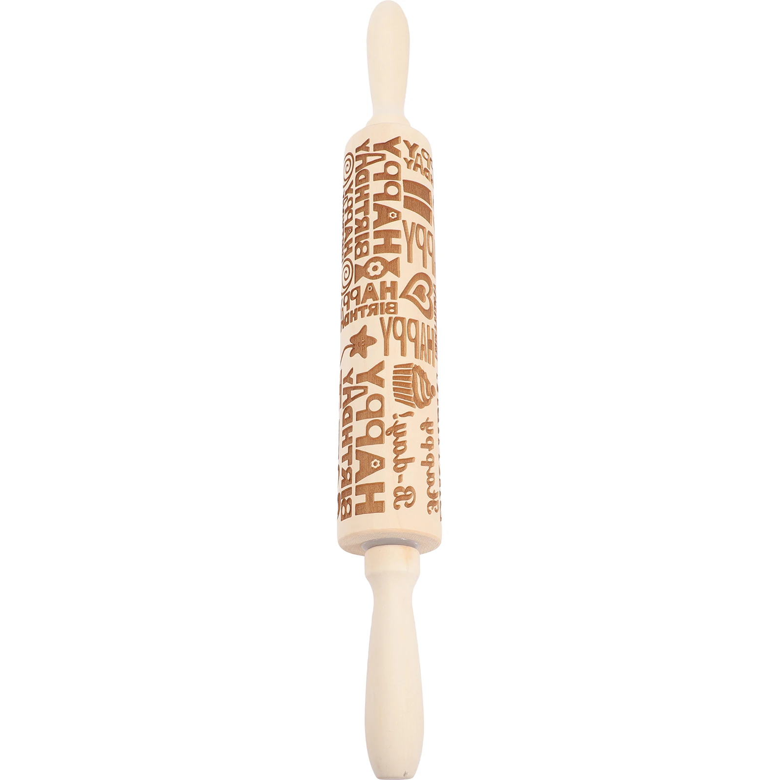 Happy Birthday Rolling Pin Embossed Wooden Dough Roller Wood Rolling Pin For Baking for Baking Kitchen Tool Reusable
Happy Birthday Rolling Pin Embossed Wooden Dough Roller Wood Rolling Pin For Baking for Baking Kitchen Tool Reusable