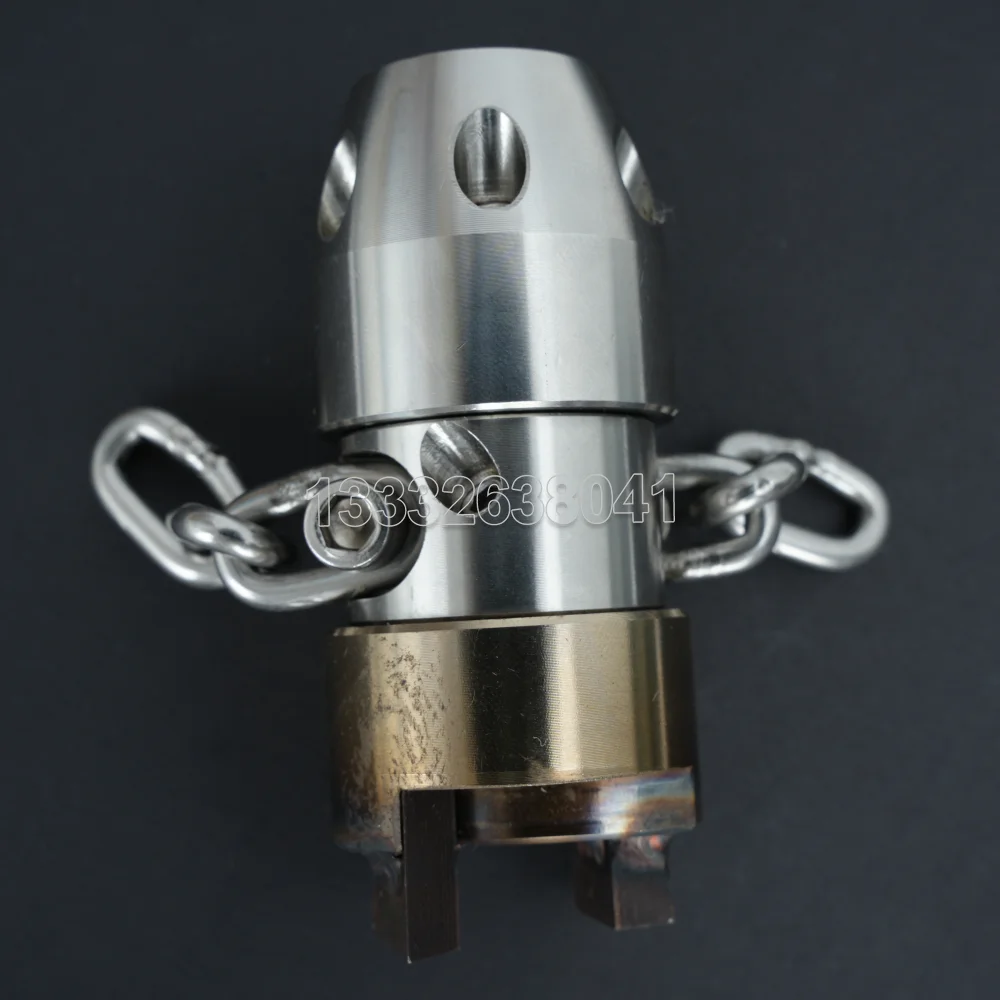 0.5kg Sewer Jet Rotating Chain Root Cutter Durable Steel Head 300bar Rotating Chain Nozzles Wear-resistant Alloy bladen Head
0.5kg Sewer Jet Rotating Chain Root Cutter Durable Steel Head 300bar Rotating Chain Nozzles Wear-resistant Alloy bladen Head