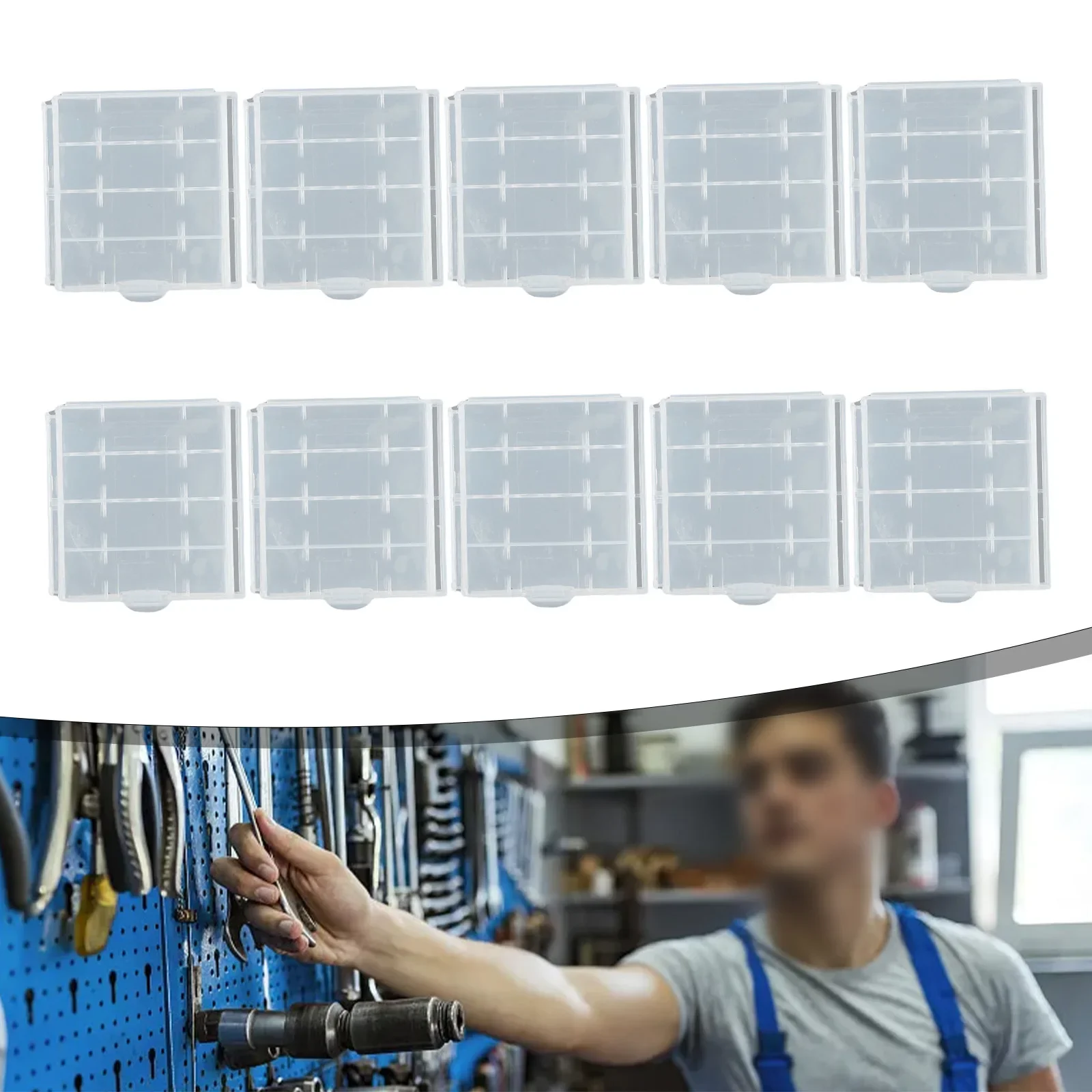 10pcs Battery Plastic Case Storage Box For AA AAA Batteries Conservation Translucent Battery Container Holder 67×60×18mm
10pcs Battery Plastic Case Storage Box For AA AAA Batteries Conservation Translucent Battery Container Holder 67×60×18mm